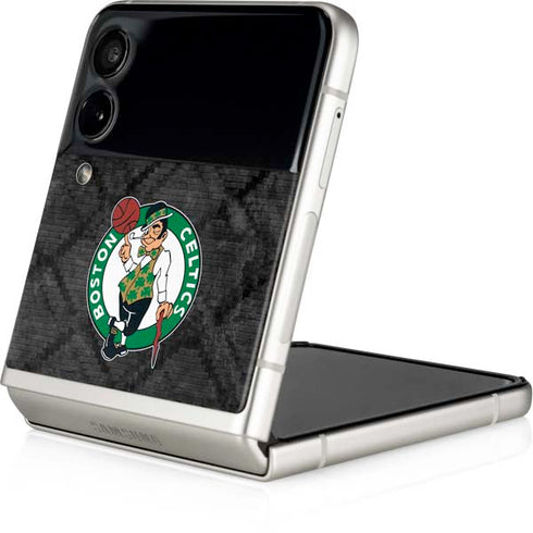 NBA Boston Celtics Dark Rust Galaxy Z Flip4 5G Skin